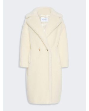 Max Mara Teddy Bear Icon Coat Aus Alpakawolle - Natur