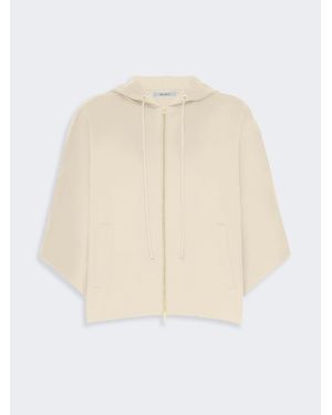 Max Mara Pull Boxy En Jersey Technique De Coton - Blanc