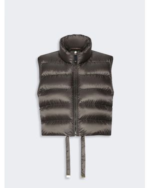Max Mara Gilet Imbottito Crop - Multicolore