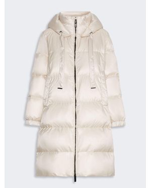 Max Mara Anorak Acolchado Midi Y Amplio De Tela Impermeable - Neutro