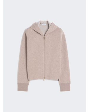 Max Mara Sudadera De Punto De Cachemira Y Lana - Blanco