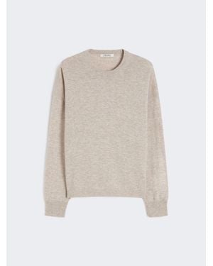 Max Mara Pullover Im Boxy Fit Aus Wolle Und Kaschmir - Weiß