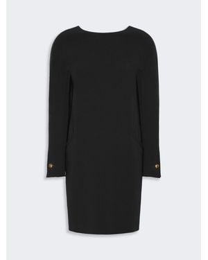 Max Mara Tunikakleid Aus Cady - Schwarz