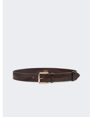 Max Mara Ledergürtel - Weiß