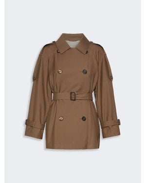 Max Mara Trench Corto - Marrone