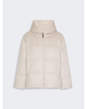 Max Mara Wendbare, Gefütterte Jacke - Weiß