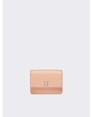 Max Mara Monedero De Piel - Blanco