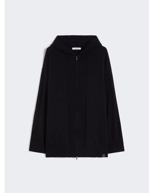 Max Mara Cardigan Mit Kapuze Aus Kaschmir - Schwarz