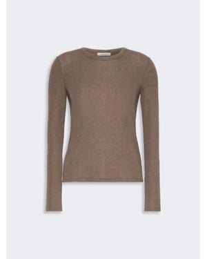 Max Mara Camiseta De Manga Larga De Punto - Marrón