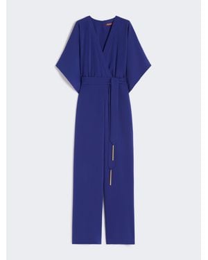 Max Mara Mono De Cady Ligero - Azul