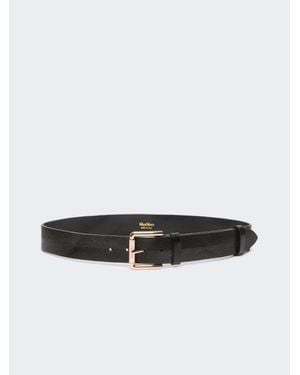 Max Mara Ledergürtel - Weiß