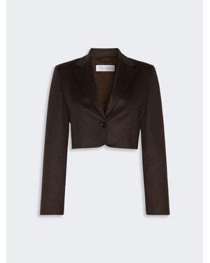 Max Mara Giacca Crop - Nero