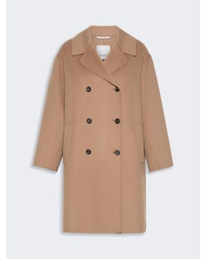 Max Mara Manteau Mi-Long À Double Boutonnage En Laine - Neutre