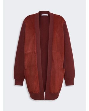 Max Mara Cardigan Aus Wolle Und Kaschmir - Rot