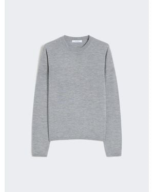 Max Mara Pullover Aus Kaschmirgewebe - Grau