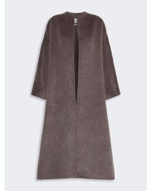 Max Mara Oversize-Mantel Aus Kamelhaar Und Mohair - Braun