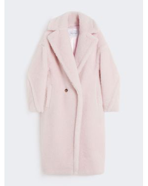 Max Mara Teddy Bear Icon Coat Aus Alpakawolle - Pink