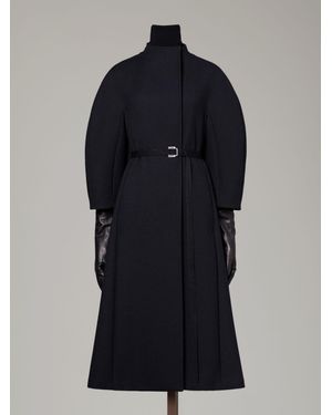 Max Mara Abrigo Tipo Levita De Lana Y Cachemira - Azul