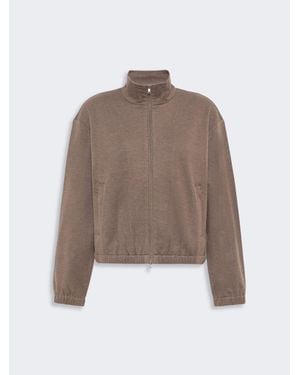 Max Mara Sudadera De Punto De Mezcla De Seda - Marrón