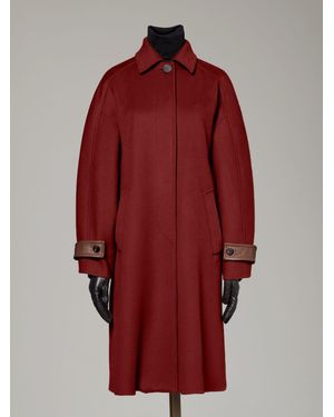 Max Mara Cappotto Chemise - Rosso