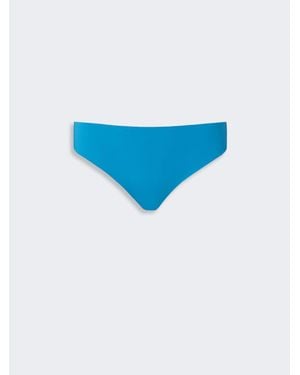Max Mara Braguita De Bikini De Tejido Técnico Mate - Azul