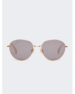 Max Mara Ovale Sonnenbrille - Pink