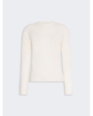 Max Mara Maglia Girocollo - Bianco