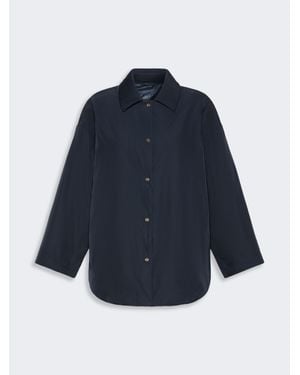 Max Mara Wendbare Wattierte Jacke Aus Radzmir Und Wasserabweisendem Gewebe - Blau