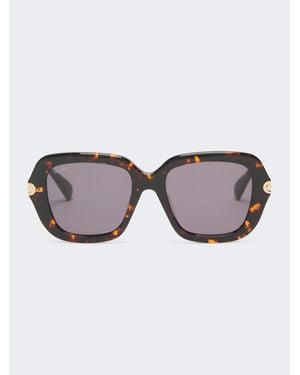 Max Mara Markante Sonnenbrille - Mehrfarbig