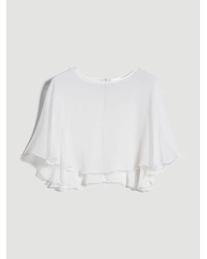 Max Mara Jäckchen Aus Seide - Weiß