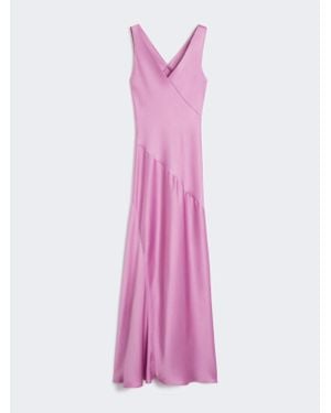 Max Mara Slip-Dress Aus Envers-Satin - Pink