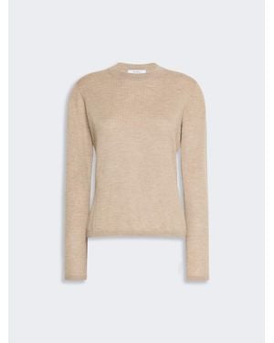 Max Mara Maglia Girocollo - Bianco