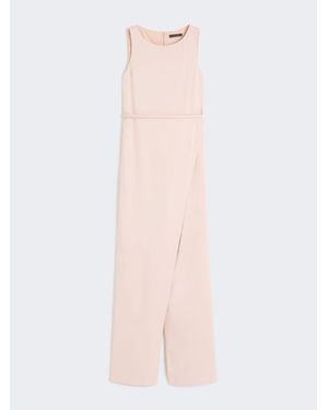 Max Mara Jumpsuit Aus Elastischem Envers-Satin - Pink