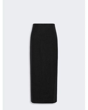 Max Mara Wickelrock Aus Wolle - Schwarz