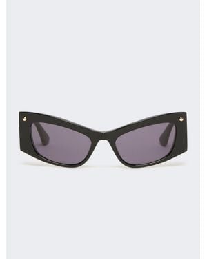 Max Mara Markante Brille Aus Acetat - Schwarz