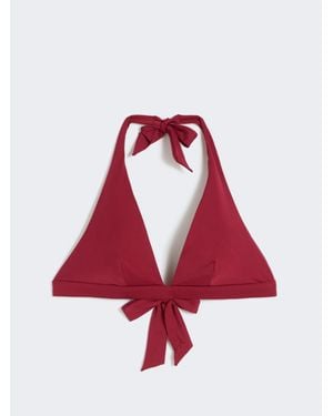 Max Mara High-Apex-Bikinioberteil Aus Jersey - Rot