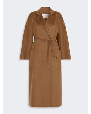 Max Mara Langer Mantel Aus Kaschmir - Braun