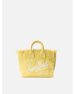 MC2 Saint Barth Light Solid Color Canvas Vanity Mini Bag - Giallo