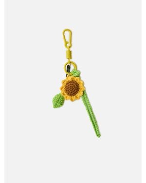 MC2 Saint Barth Funny Bag Charm With Crochet Sunflower - Multicolore