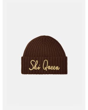 MC2 Saint Barth Cashmere Blend Wengen Beanie - Marrone