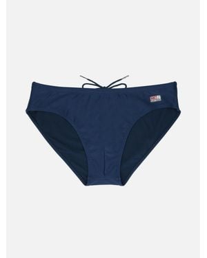 MC2 Saint Barth Marineblaue Badehose Cayo