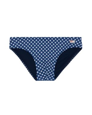 MC2 Saint Barth Badeslip Cayo Mit Krawattenprint - Blau