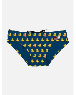 MC2 Saint Barth Badeshorts Für Herren Mit Entenmuster - Blau