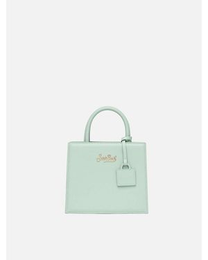 MC2 Saint Barth Sage Shop Bag Mini Leather Bag - Verde