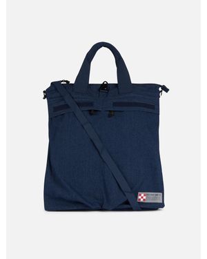 MC2 Saint Barth Denim Canvas Rucksack Helmut - Blau