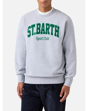 MC2 Saint Barth Soho Cotton Sweatshirt - Grigio