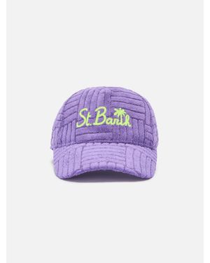 MC2 Saint Barth Matthew Terry Cloth Cap - Viola