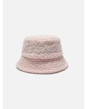 MC2 Saint Barth Sherpa Bucket Hat With Front Embroidery - Rosa