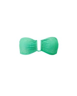 Melissa Odabash Prague Zigzag Bikini Top - Green