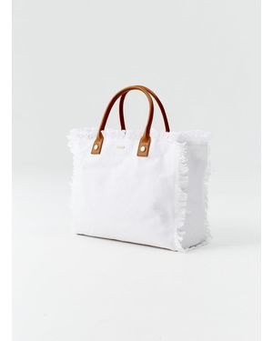 Melissa Odabash Cap Ferrat Bag - White